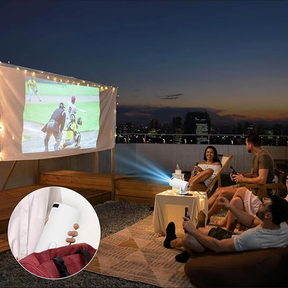 Portable Mini Projector | 4K Supported | Android 11 Projector